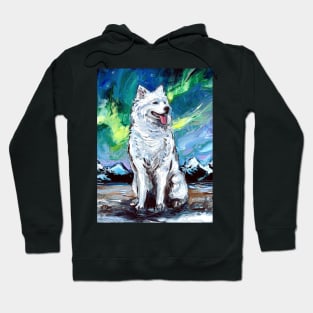 Samoyed Night Hoodie